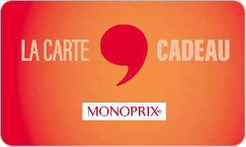 carte cadeau Monoprix